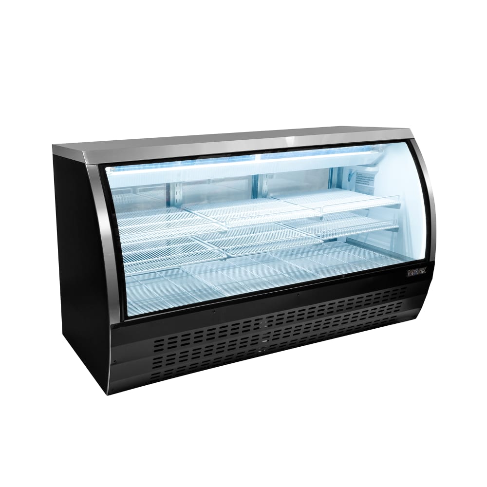 MoTak MDC79-X 82" Full Service Deli Case w/ Curved Glass - (3) Levels, 115v