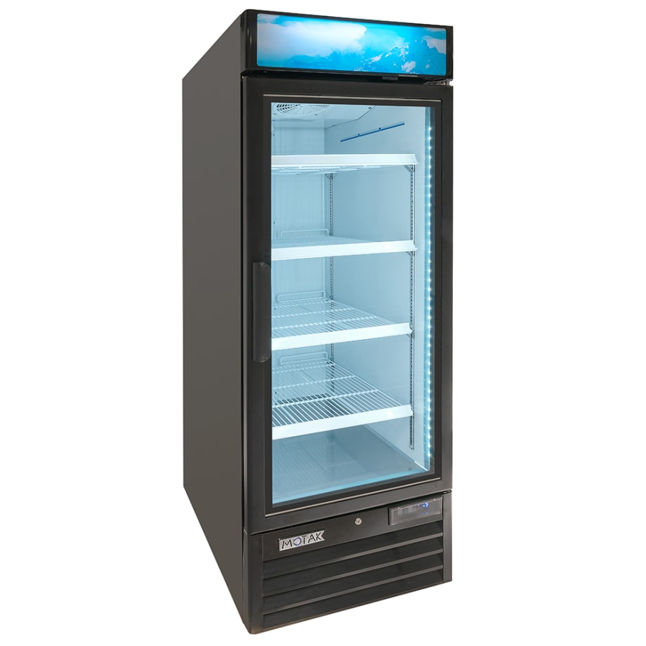 MoTak MGD-1DF-26 28 3/10" One Section Display Freezer w/ Swing Doors - Bottom Mount Compressor,?