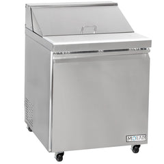 MoTak MST-28 27 1/2" Sandwich/Salad Prep Table w/ Refrigerated Base, 115v