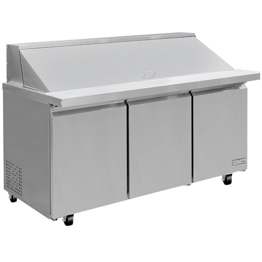 MoTak MST-72-30-X 70 2/5" Mega Top Sandwich/Salad Prep Table w/ Refrigerated Base, 115v