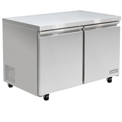 MoTak MUF-48 47 1/4" W Undercounter Freezer w/ (2) Section & (2) Door, 115v