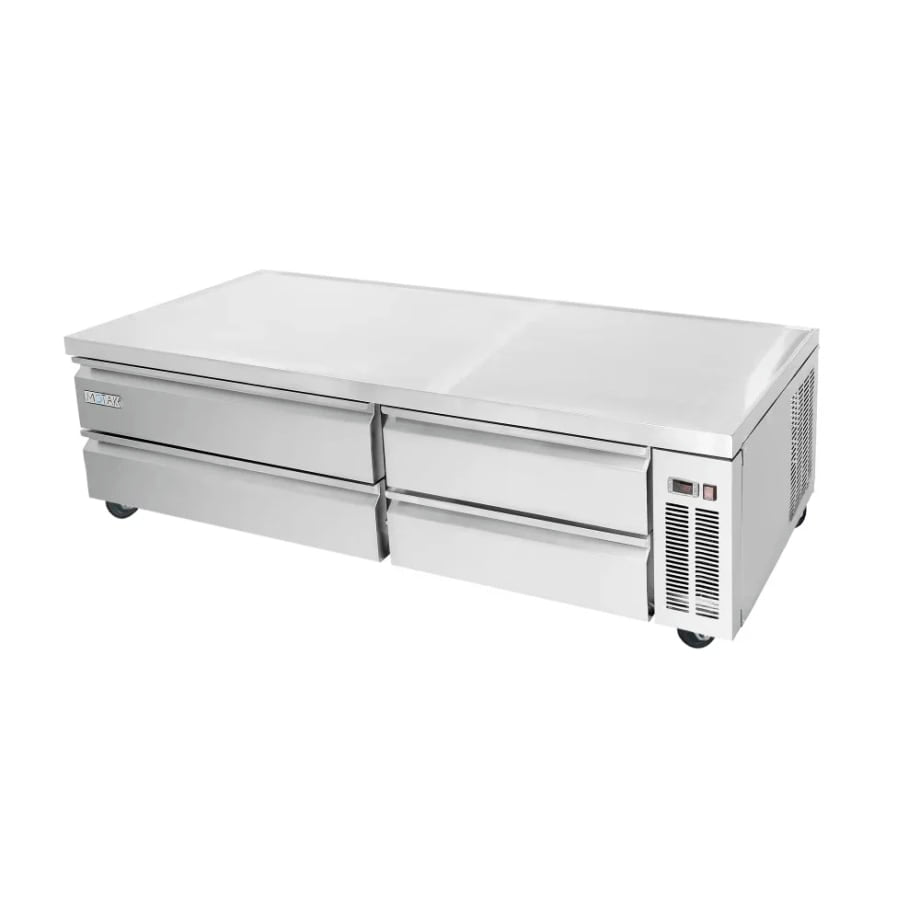 MoTak MCBR72-D-X 72 3/8" Chef Base w/ (4) Drawers - 115v