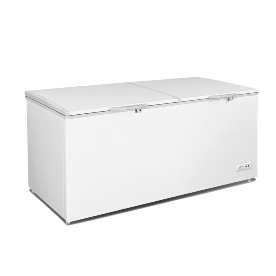 MoTak MCF-24 77" Mobile Chest Freezer w/ (2) Baskets - White, 115v