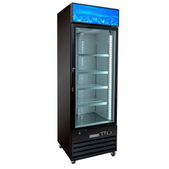 MoTak MGD-1DF-27-X 27 1/8" One Section Display Freezer w/ Swing Door - Bottom Mount Compressor,?