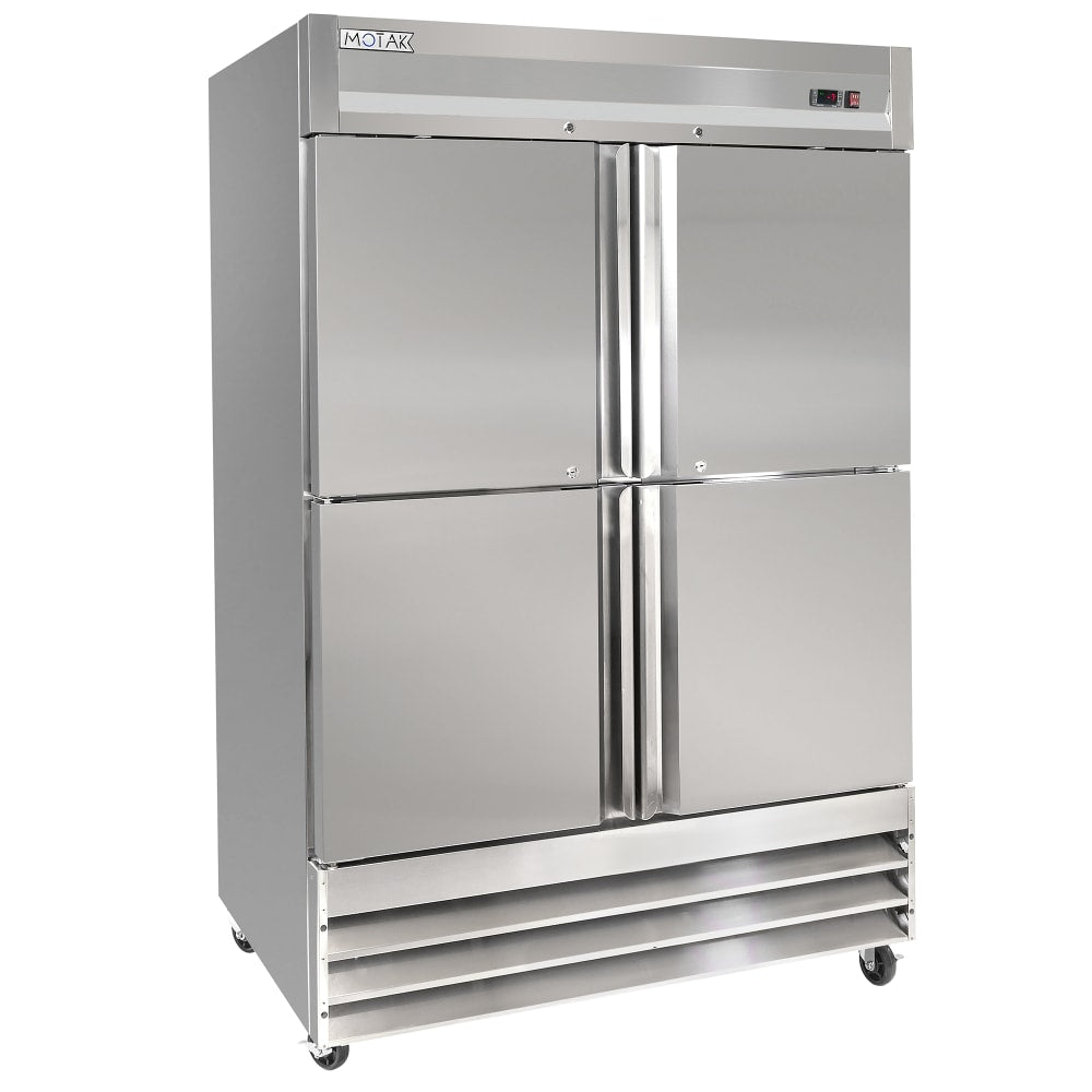 MoTak MSD-4HDF-BAL-X 54" Two Section Reach In Freezer - (4) Solid Doors, 115v