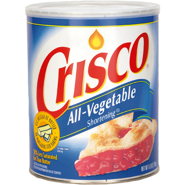 Crisco All-Vegetable Shortening, 6 lbs