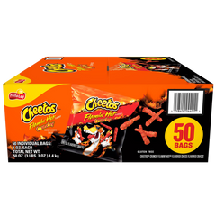 Cheetos Crunchy, Flamin' Hot, 1 oz, 50 ct