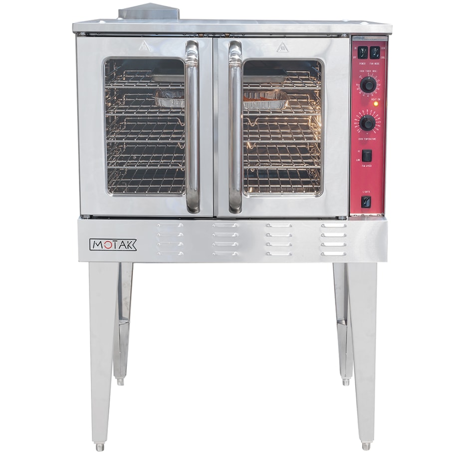 MoTak MECO-1-240 Single Full Size Electric Convection Oven - 10.1-11.9 kW, 220-240v