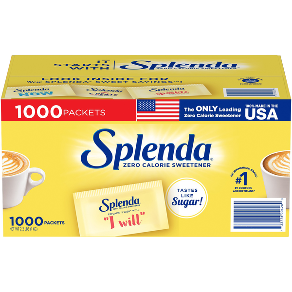 Splenda Portion Packets, 1000 ct