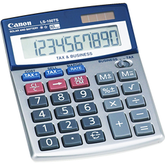 Canon 10 Digit Desktop Business Calculator, 4-1/8"L x 5-1/4"W