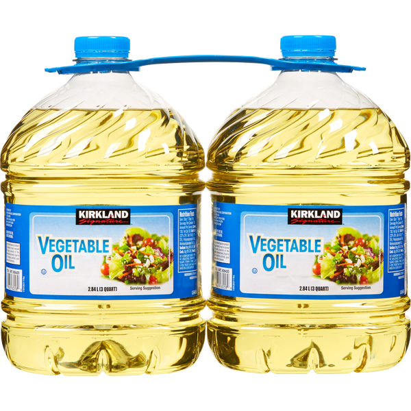 Kirkland Signature Vegetable Oil, 3 Quart, 2 ct