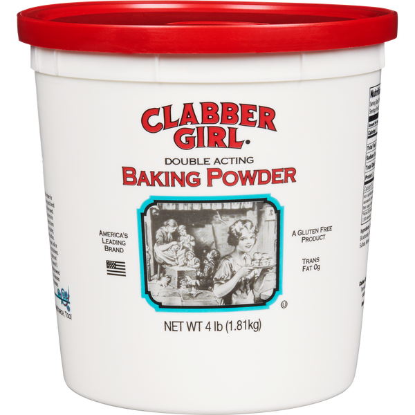 Clabber Girl Baking Powder, 4 lbs