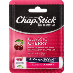 ChapStick Lip Balm, Classic Cherry, 0.15 oz, 12 ct