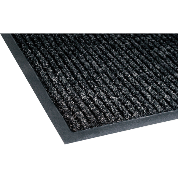 Apache Mills Apache Rib Indoor Entrance Mat Runner, 10' x 3', Pepper