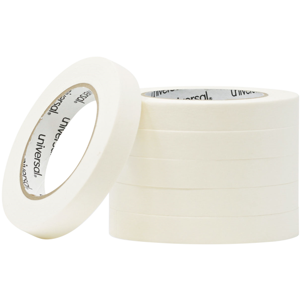 Universal General Purpose Masking Tape, .75" x 180', 6 ct