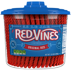 Red Vines Twists, Original Red Licorice Candy, 5.5 lbs