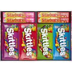 Skittles and Starburst Chewy Candy, Assorted Variety Pack, 30 ct