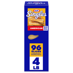 Kraft Singles American Cheese, 96 Slices, 4 lbs