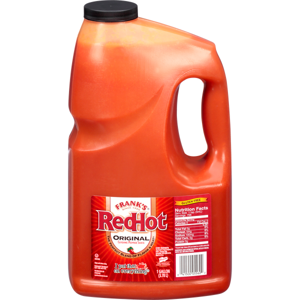 Frank's RedHot Cayenne Pepper Sauce, Original, 1 Gallon