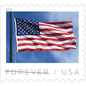 USPS® First-Class FOREVER® Stamps, U.S. Flag Design, Booklet of 20 Stamps, 5 Booklets