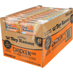 Nissin Top Ramen, Chicken, 3 oz, 48 ct