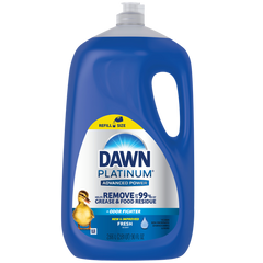 Dawn Platinum Advanced Power Liquid Dish Detergent, Fresh Scent, 90 fl oz