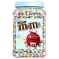 M&M's Milk Chocolate Assorted Pastel Easter Candy Bulk Jar 62 oz.