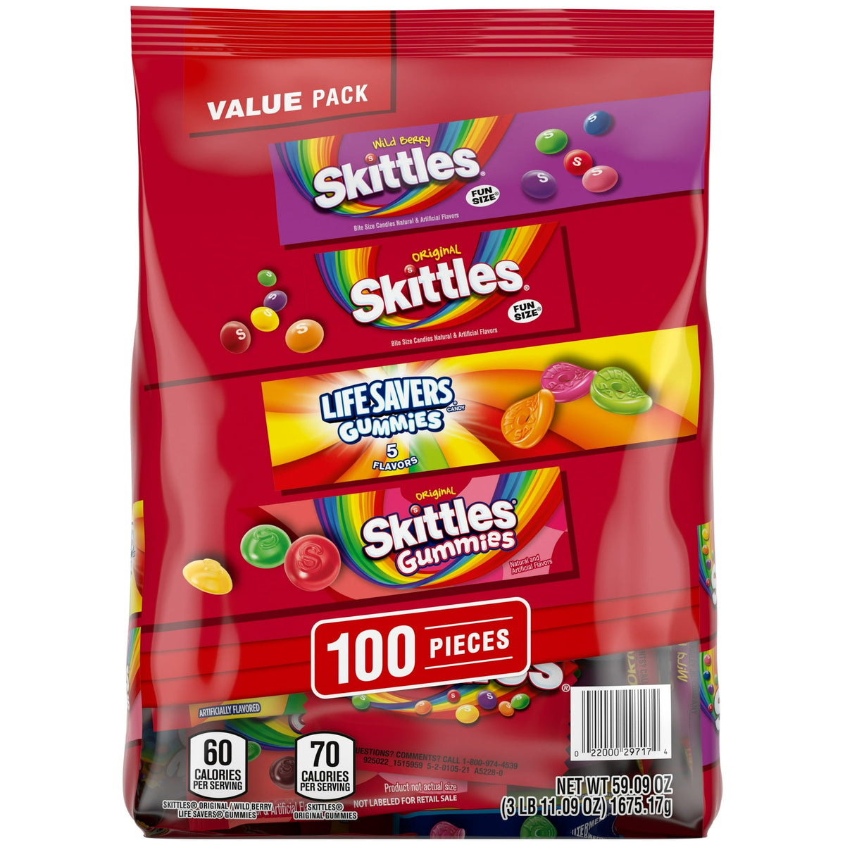 Skittles & Lifesavers Easter Variety Pack, 100 pcs.