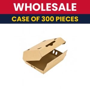 LK Packaging #ReadyFresh? Vented Hot Snack Container - 6 3/8" x 5" x 2 1/4", Kraft - Case of 300