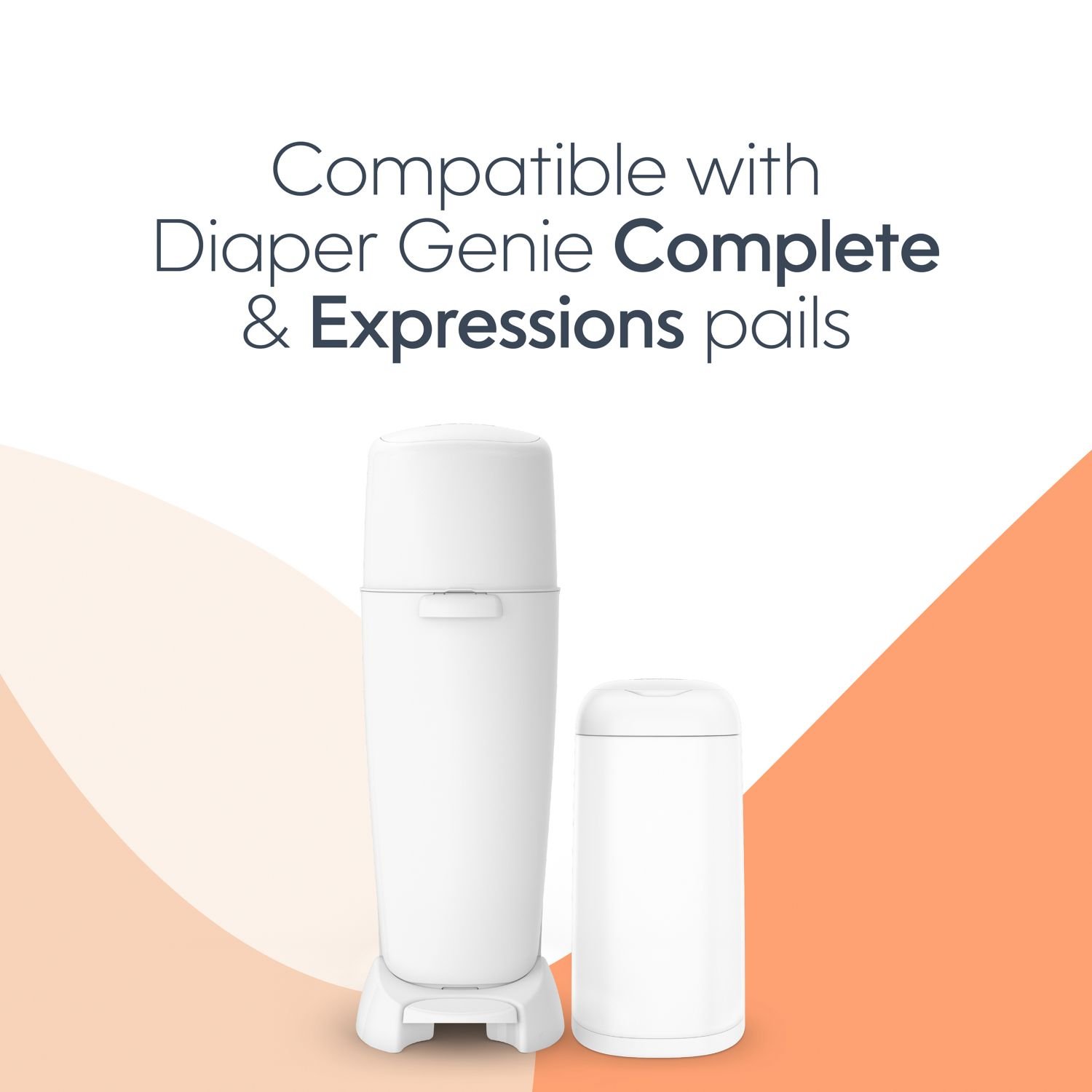 Diaper Genie Clean Laundry Scent Refill, 4 Refills, 1.22 lb, White and Gray Package - Image 4