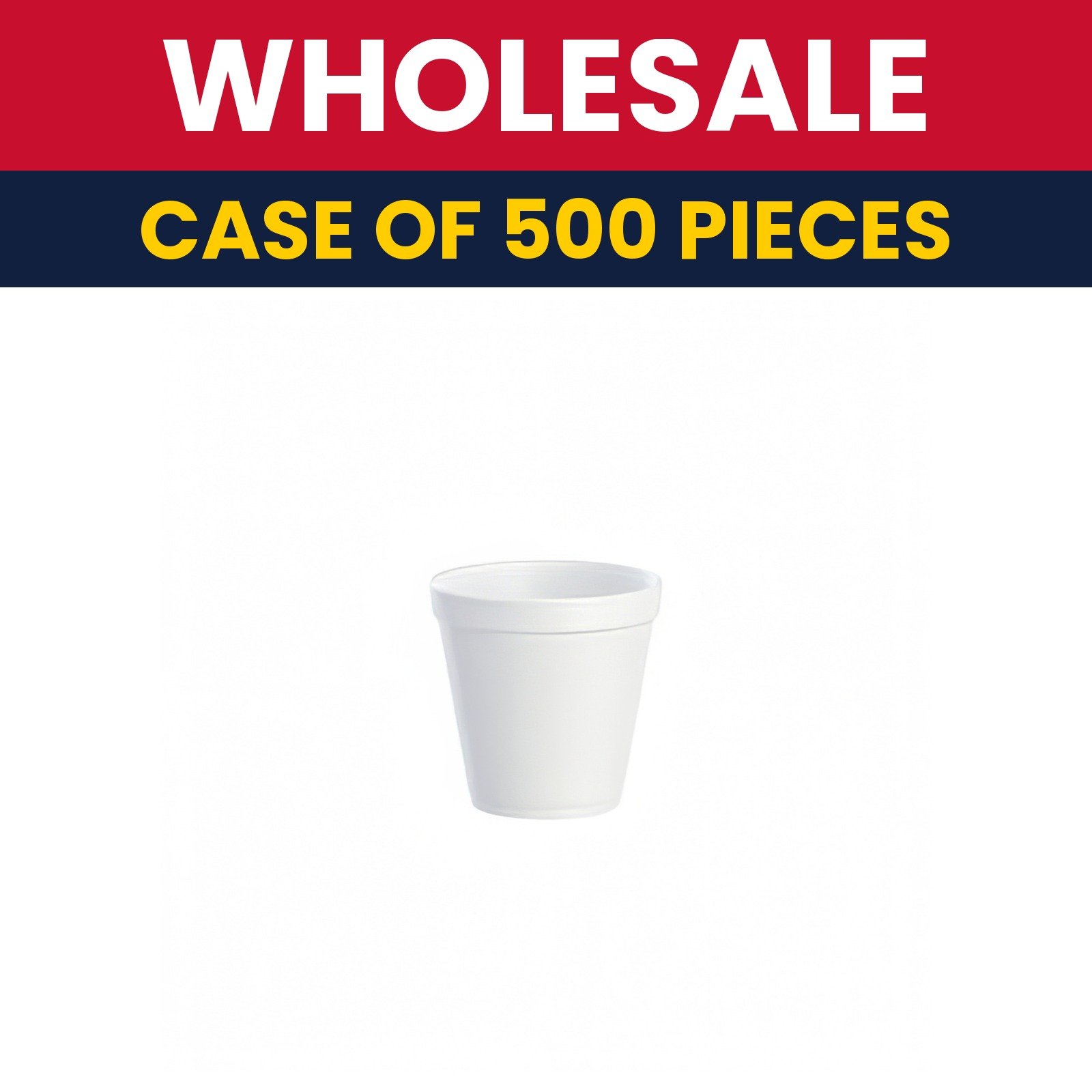 Dart 16MJ20 J Cup? 16 oz Insulated Foam Food Container - Polystyrene, White - Case of 500