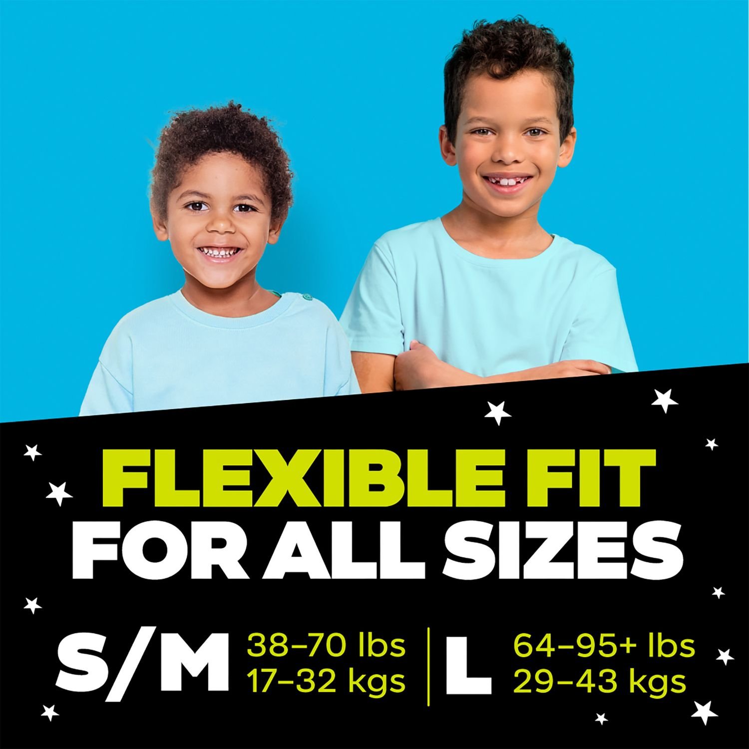 Ninjamas Nighttime Bedwetting Underwear for Boys, Size Large, 34 Count, 3.86 lb, Black and Green Box, White Nighttime Underwear - Image 2