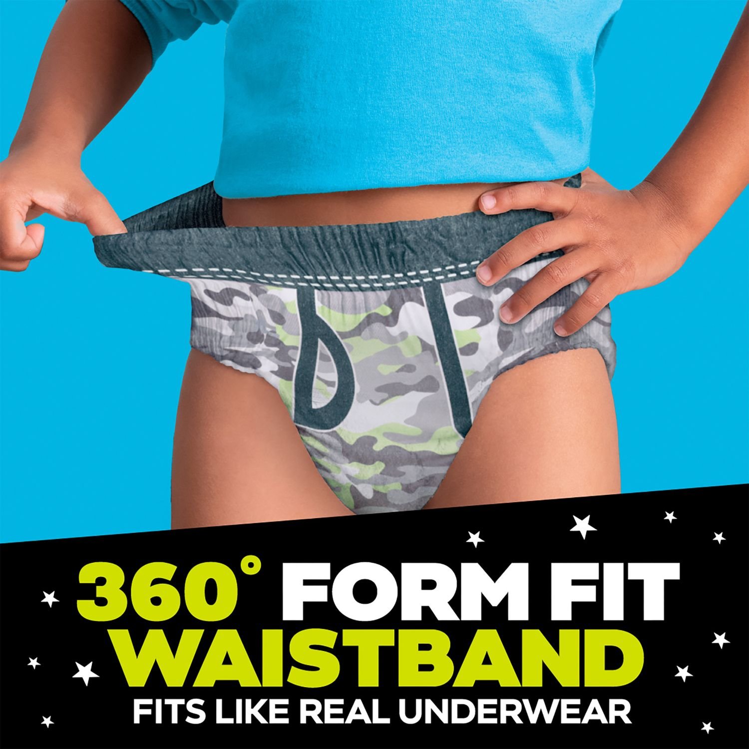 Ninjamas Nighttime Bedwetting Underwear for Boys, Size Large, 34 Count, 3.86 lb, Black and Green Box, White Nighttime Underwear - Image 4