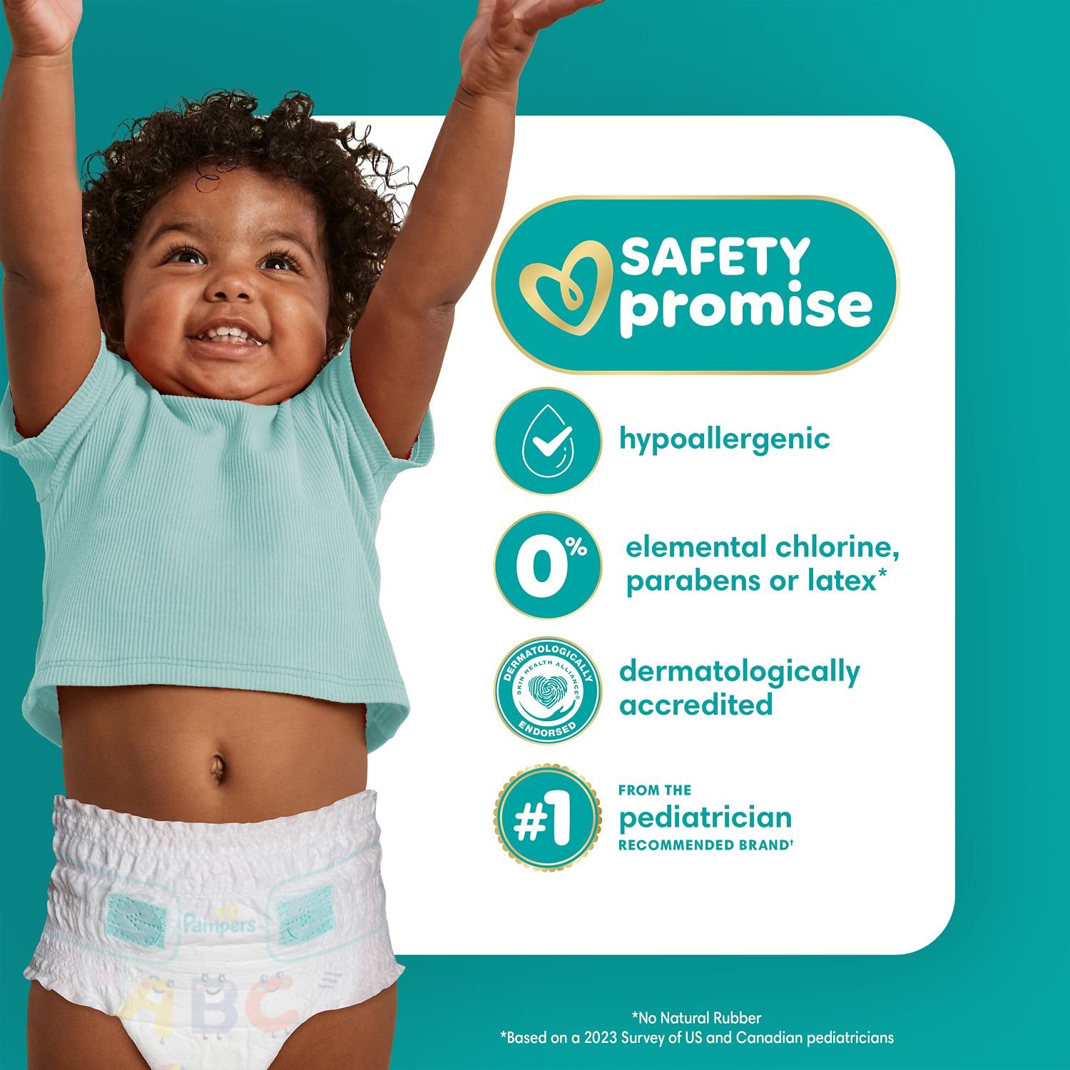 Pampers Cruisers 360 Pull-On Diapers, Size 4, 148 Count, 10.99 lb, Teal Box, White Diapers - Image 6