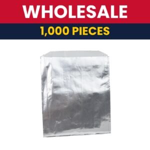 Gold Medal 5428 Delicious Disposable Hot Dog Sandwich Bags, Foil, - 1000 Count