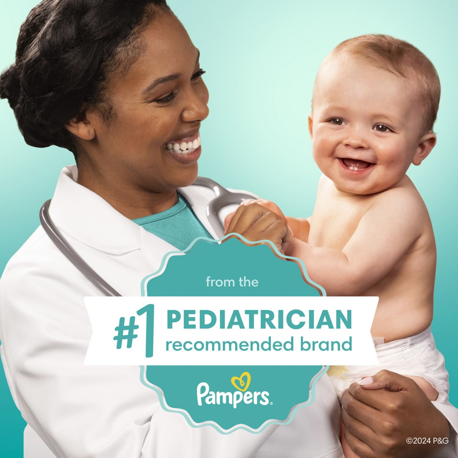Pampers Baby Clean Wipes - Fresh Scent, 15 Packs, 1,200 Count, 18.06 lb, Teal Package, White Wipes - Image 8