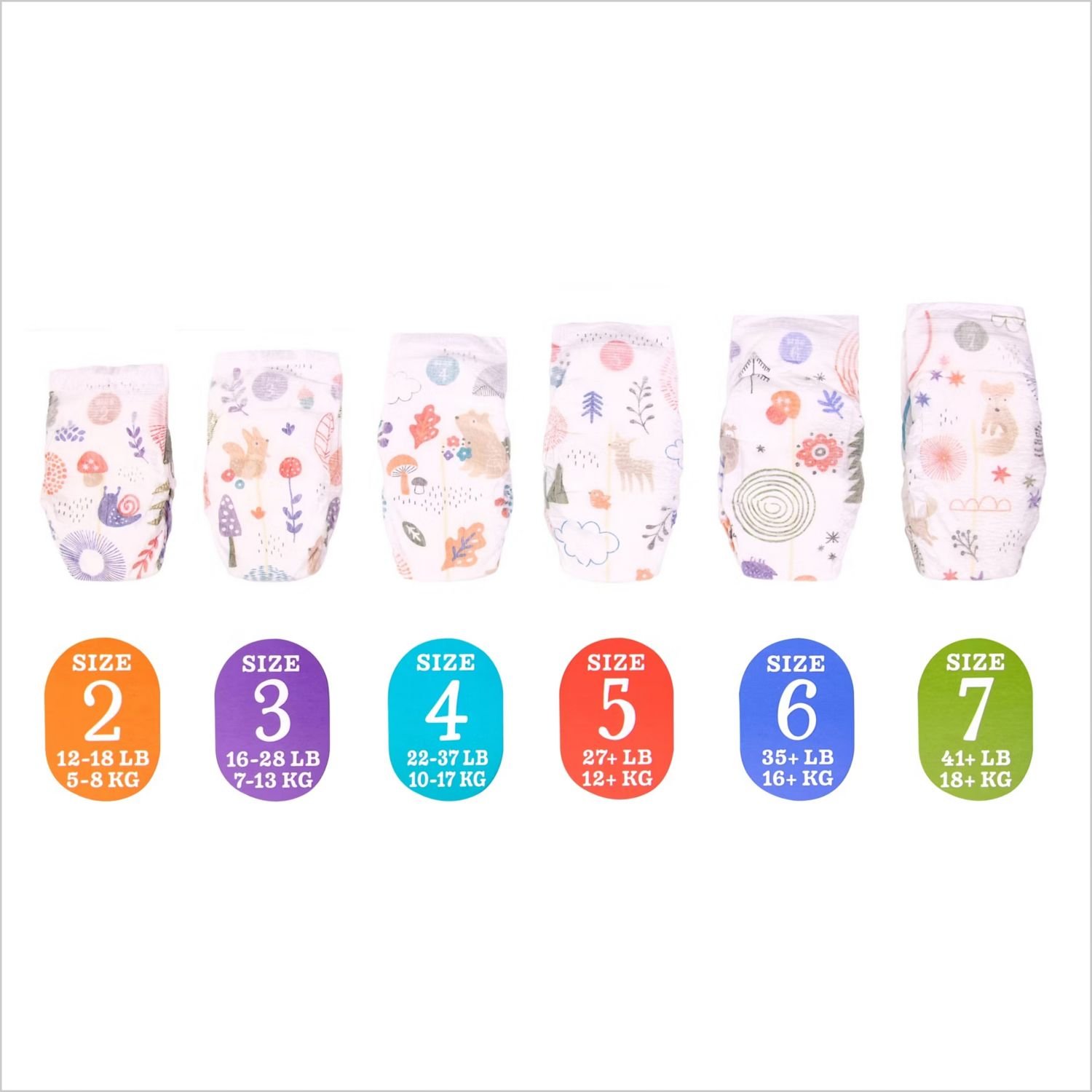 Berkley Jensen Diapers, Size 2, 120 Count, 6.67 lb, White and Tan Box, White Diapers - Image 10