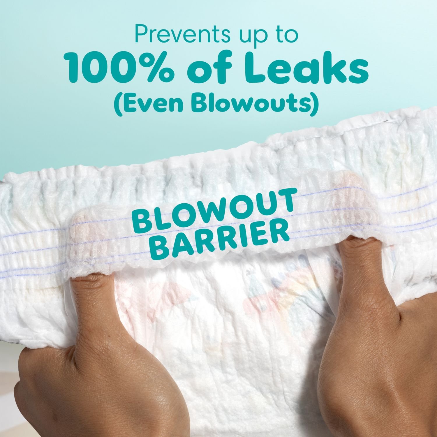 Pampers Cruisers 360 Pull-On Diapers, Size 7, 84 Count, 8.23 lb, Teal Box, White Diapers - Image 5