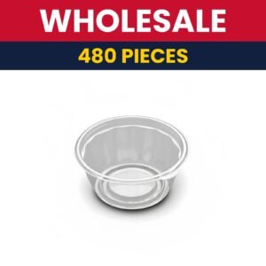 D&W Fine Pack 16 oz Bowl - PET, Clear - 480 Count