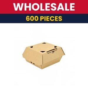 LK Packaging #ReadyFresh? Vented Hot Snack Container - 5 1/2" x 5" x 2 13/16", Kraft - 600 Count