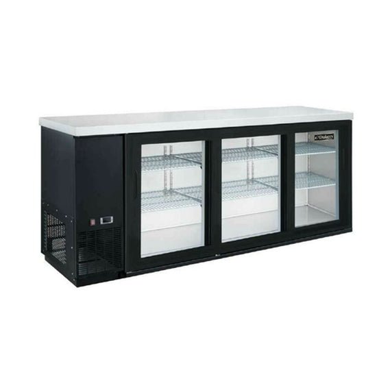 Dukers, Three Sliding Door Back Bar Cooler