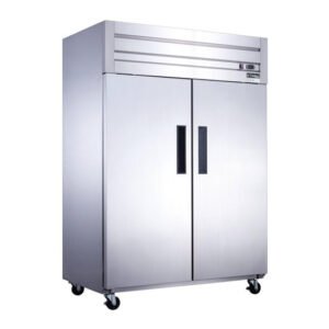 Dukers, Double Door Reach In Freezer, Top Mount Compressor