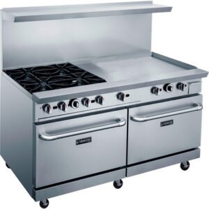 Dukers, 60" Mix Top Gas Oven Range