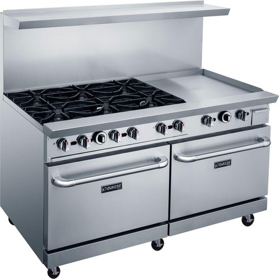 Dukers, 60" Mix Top Gas Oven Range