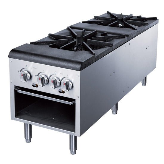 Dukers, Double Burner Stock Pot Range
