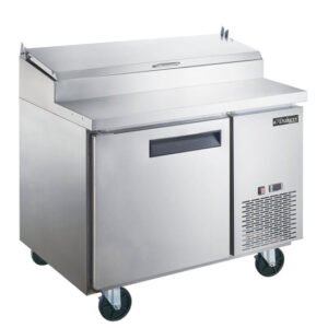 Dukers, Single Door Pizza Prep Station Refrigerator