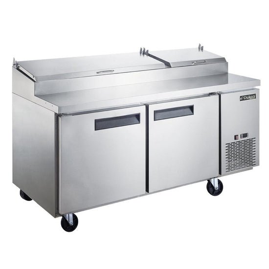 Dukers, Double Door Pizza Prep Station Refrigerator