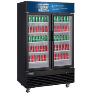 Dukers, Double Hinged Door Merchandiser Refrigerator