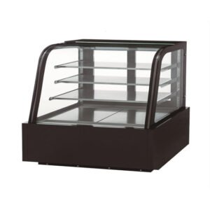 Dukers, 60" Cake Cooler with Curved Glass
