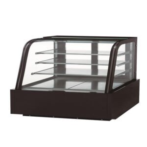 Dukers, 72" Cake Cooler with Curved Glass